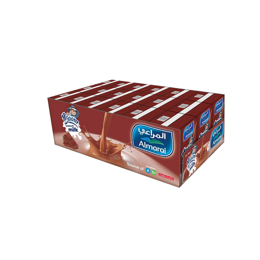 Almarai Nijoom Chocolate Milk150ml x18 x حليب الشوكولاتة نجووم طويل الاجل المراعي 150مل