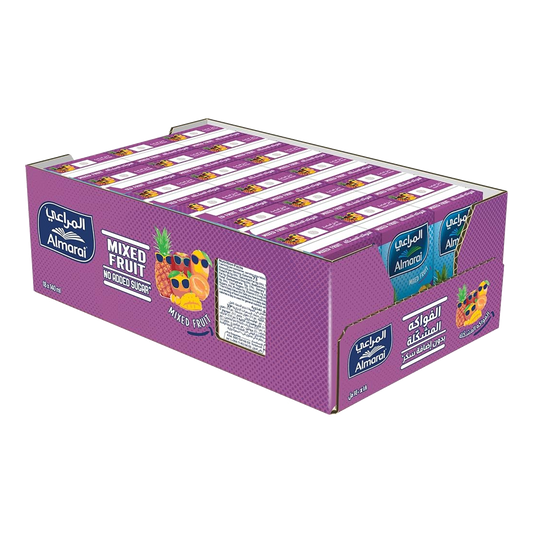 Almarai Mixed Fuit Juice 140ml x18 x المراعي عصير الفواكه المشكلة 140مل