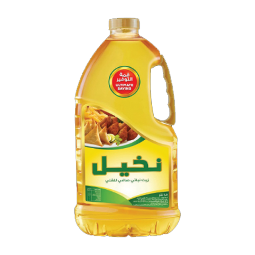 Nakheel Pure Vegetable Oil 1.5ltr نخيل زيت نباتي 1.5لتر