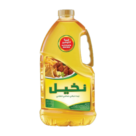 Nakheel Pure Vegetable Oil 1.5ltr نخيل زيت نباتي 1.5لتر