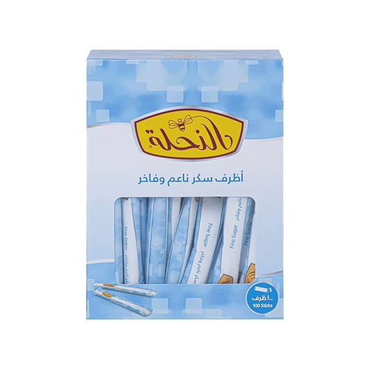Al Nahla White Sugar Sachet 100x5g سكر النحلة ابيض 100 ظرف