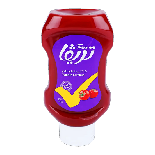 تريفا كاتشب ضاغط 500غ | Treva Tomato Ketchup Sqz 500gm