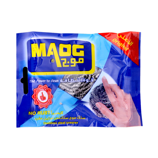 Maog Staialess Steel Scourer 1's سلك موج ستنانلس مفرد