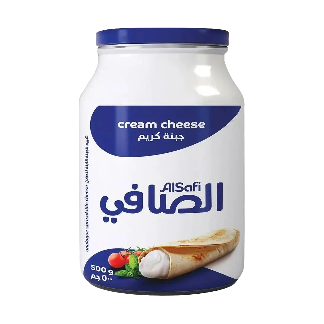 Alsafi Cheese Cream Spread 500g الصافي جبنة كريم كامل الدسم 500غ