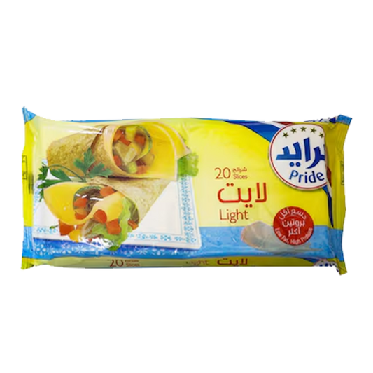Pride Slice Cheese Lite 400gm برايد جبن شرائح لايت 400غم