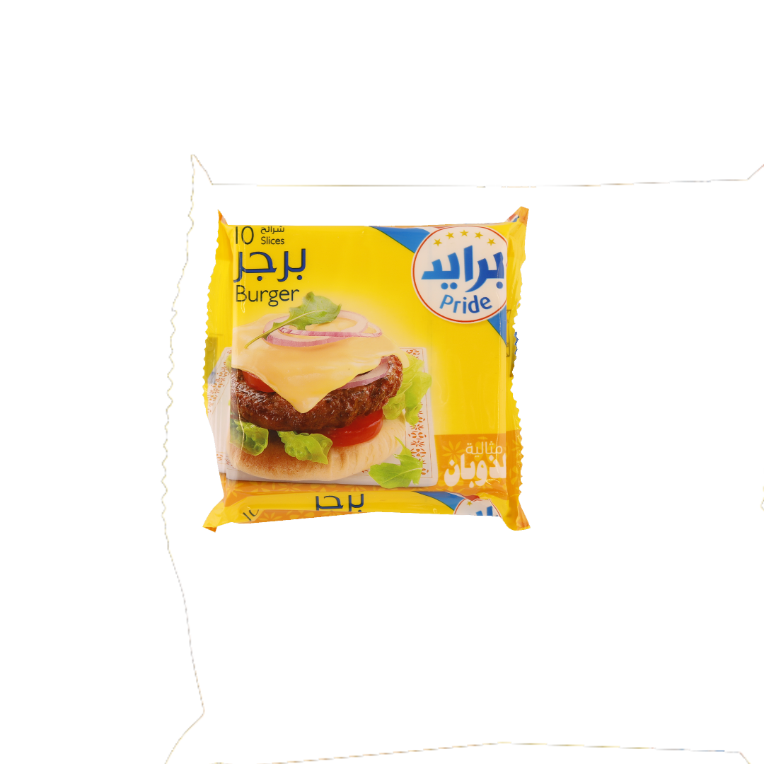 Pride Cheese Slices Burger 200gm برايد جبن برجر شرائح 200غم