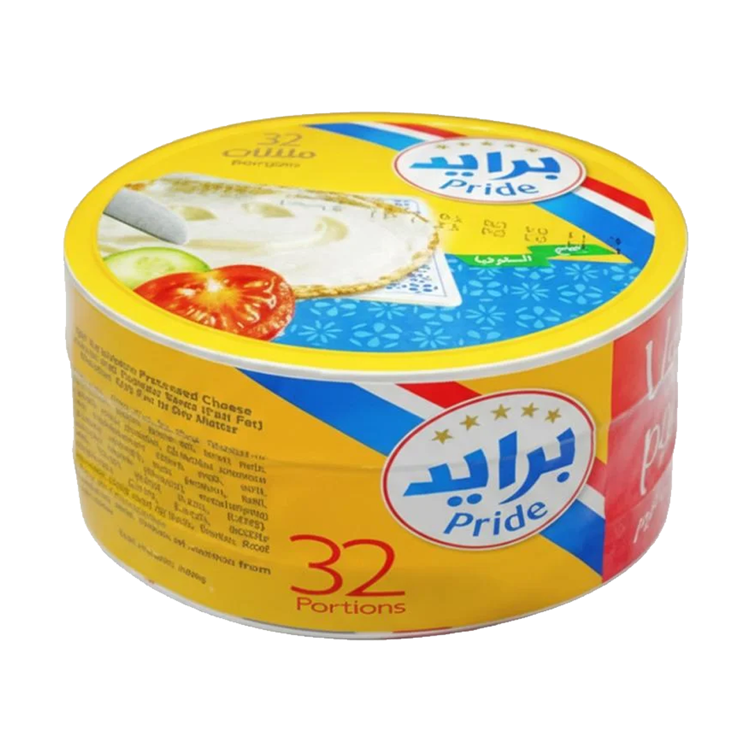 Pride Triangles Value Pack 32 Portions 448g برايد جبن مثلثات حجم التوفير 32 مثلث 448 جرام