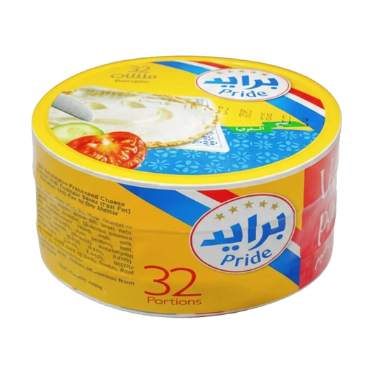 Pride Triangles Value Pack 32 Portions 448g برايد جبن مثلثات حجم التوفير 32 مثلث 448 جرام