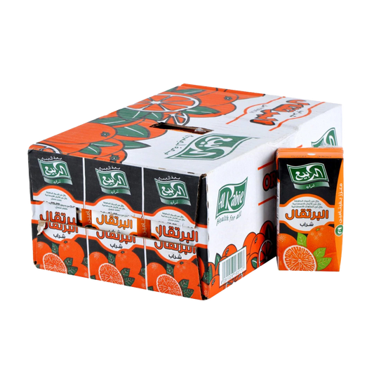 Al Rabie Drink Orange 125ml x 18 الربيع عصير برتقال 125 مل