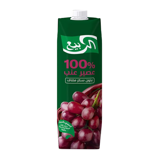 Al Rabie Grape Juice 1L الربيع عصير عنب بدون سكر  1 لتر