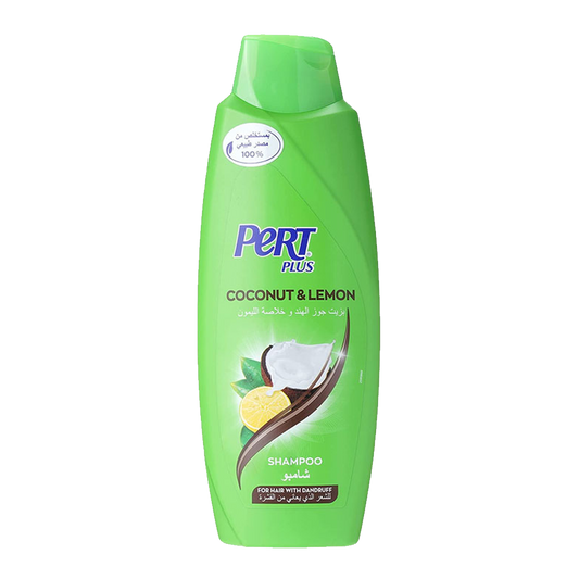 Pert Plus Shampoo Anti Dandruff Coconut Lemon 600ml شامبو برت بلس بزيت جوز الهند 600مل