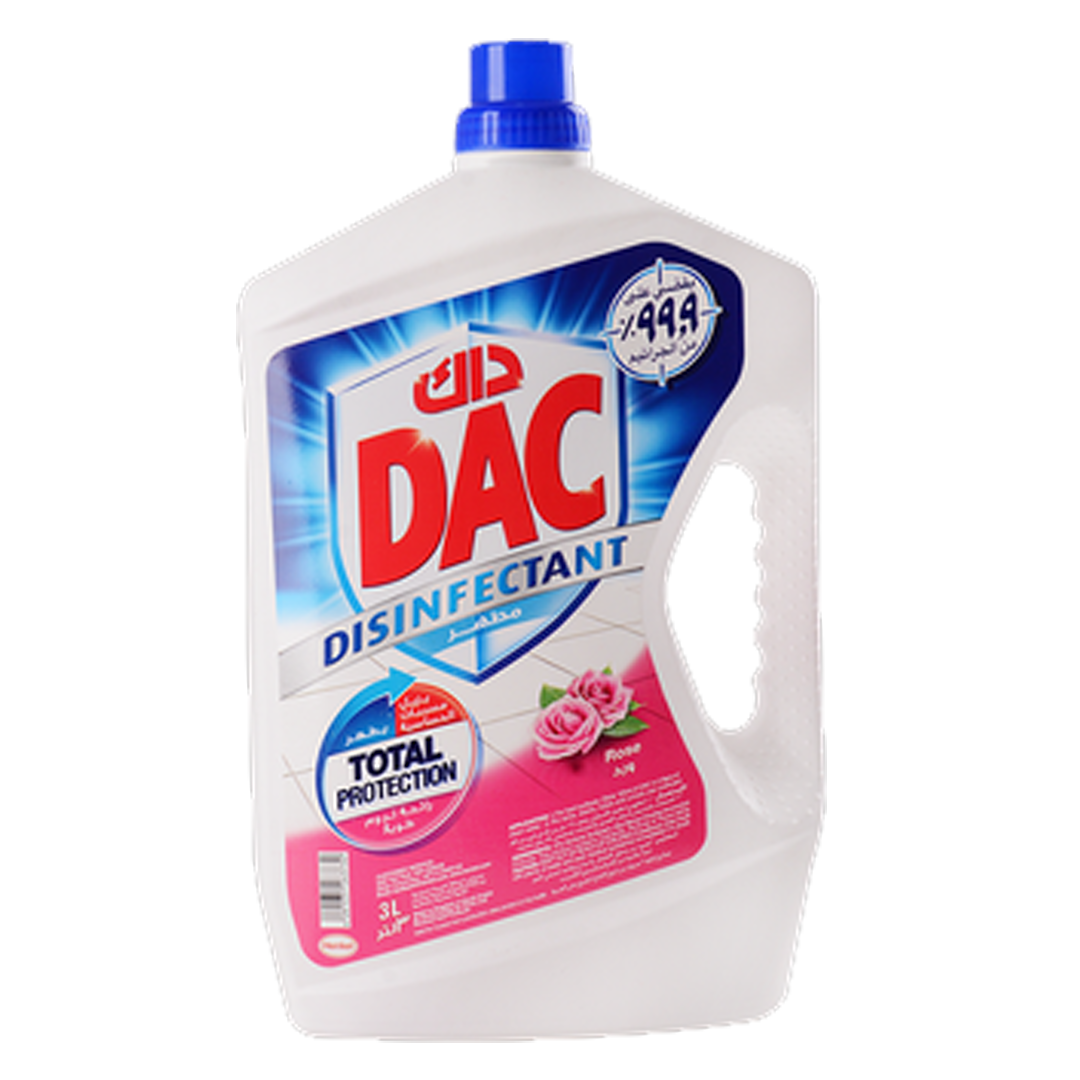 Dac Disinfectant Rose 3 lit داك مطهر ورد 3 لتر