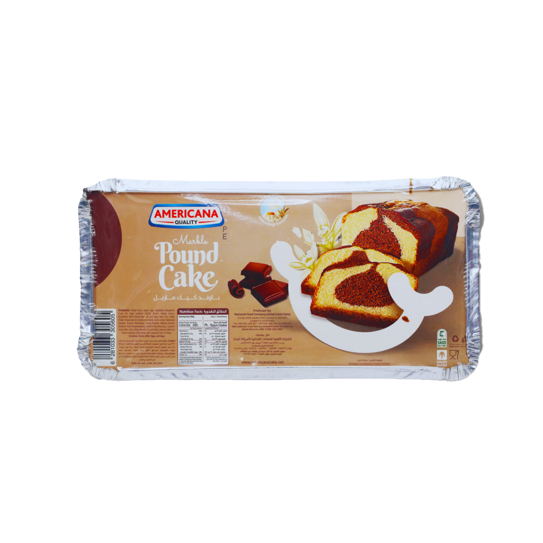 Americana Marble Pound Cake 290gm امريكانا باوند كيك ماربل290غم