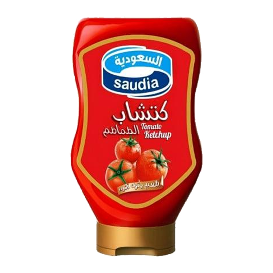 السعودية كاتشب الطماطم ضاغط 510غم | Saudia Tomato Ketchup 510g