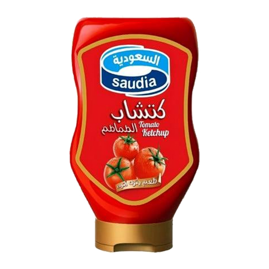 السعودية كاتشب الطماطم ضاغط 510غم | Saudia Tomato Ketchup 510g