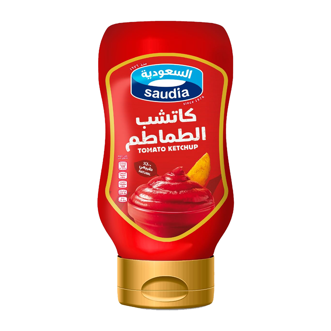 Saudia Tomato Ketchup 825gm السعودية كاتشب الطماطم ضاغط 825غم