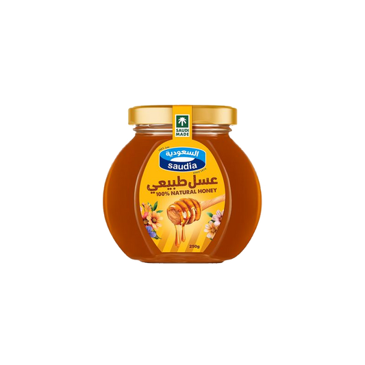 Saudia Natural Honey 250 ml السعودية عسل طبيعي 250 مل