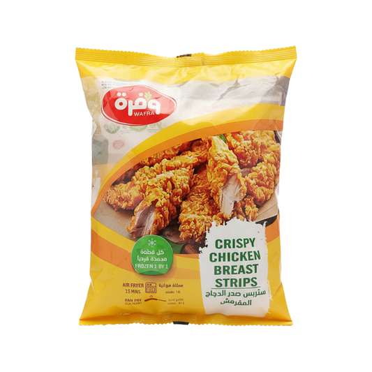 Wafra Crispy Chicken Breast Strips 750 gr وفرة ستربس صدر الجاج المقرمش 750 جرام