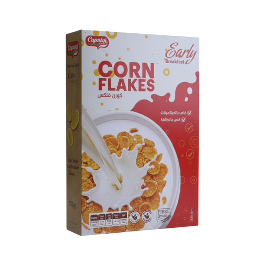 Caprini Corn  Flakes 250g وفرة كورن رقائق الذرة المحمصة 250 جرام