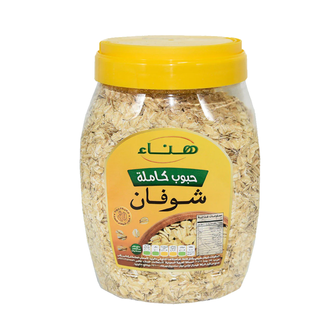 Hanaa Oats Whole Traditional 900g هناء شوفان رقائق كاملة 900 جرام