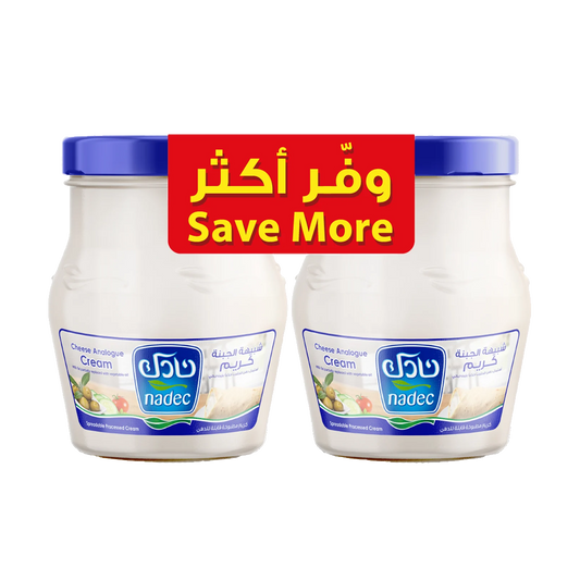 نادك جبنة كريم عرض 500غم×2 Nadec Cream Cheese Spread 2 X 500 gm
