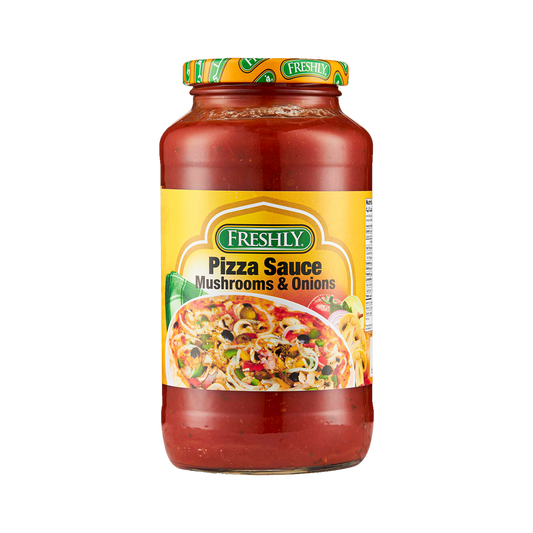 Freshly Pizza Sauce Mushrooms & Onions 680gm فرشلي صلصلة البيتزاء بالمشروم والبصل 680جم