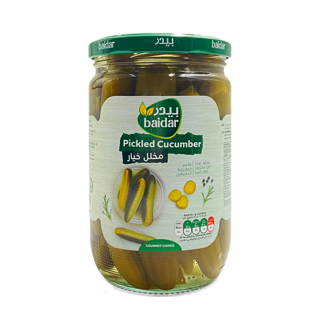 Baidar Pickled Cucumber 660gm مخلل خيار بيدر 660 جرام