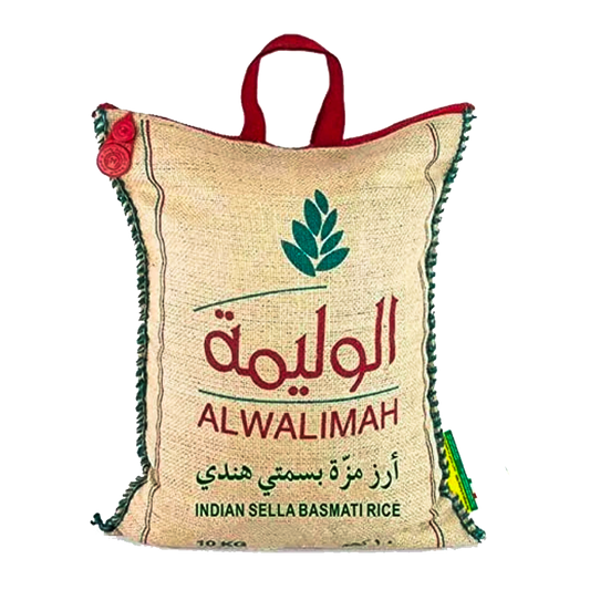 Al Walimah Sella Basmati Rice 10kg الوليمة رز مزه 10كيلو