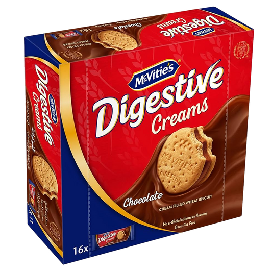 McVities Digestive Chocolate Cream Filled Biscuit 16 x 40g مكتفيز داجستف كريمة شوكلاتة 16*40 جرام