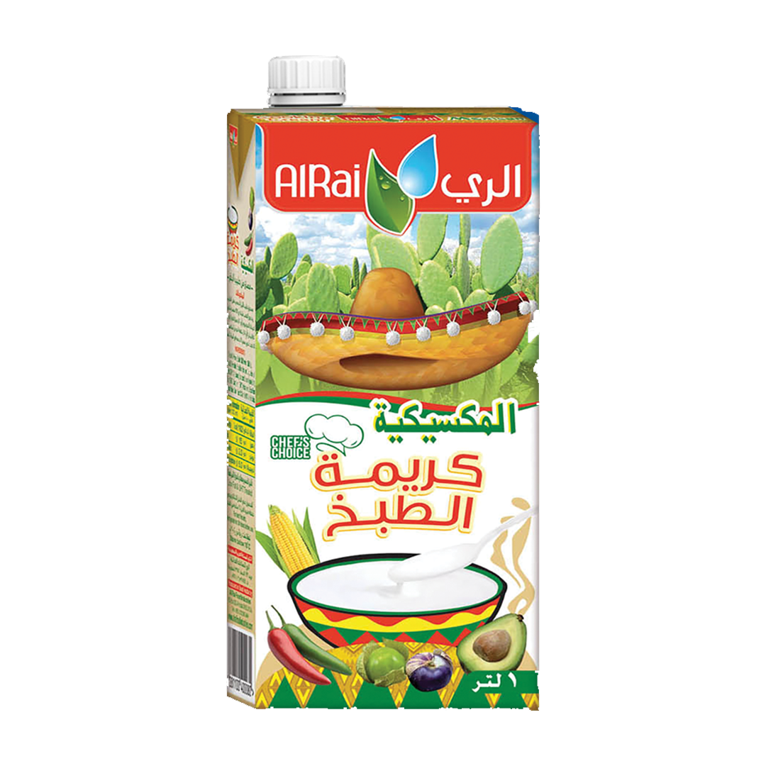 Al Rai Mexican Cooking Cream 1ltr الري كريمة الطبخ مكسيكية 1لتر