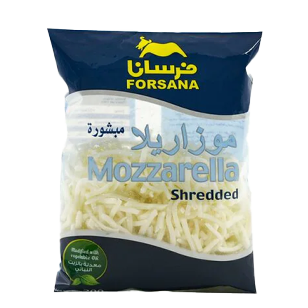 Forsana Shredded Mozzarella Cheese 500g فرسان جبن موزريلا مبشورة 500غم