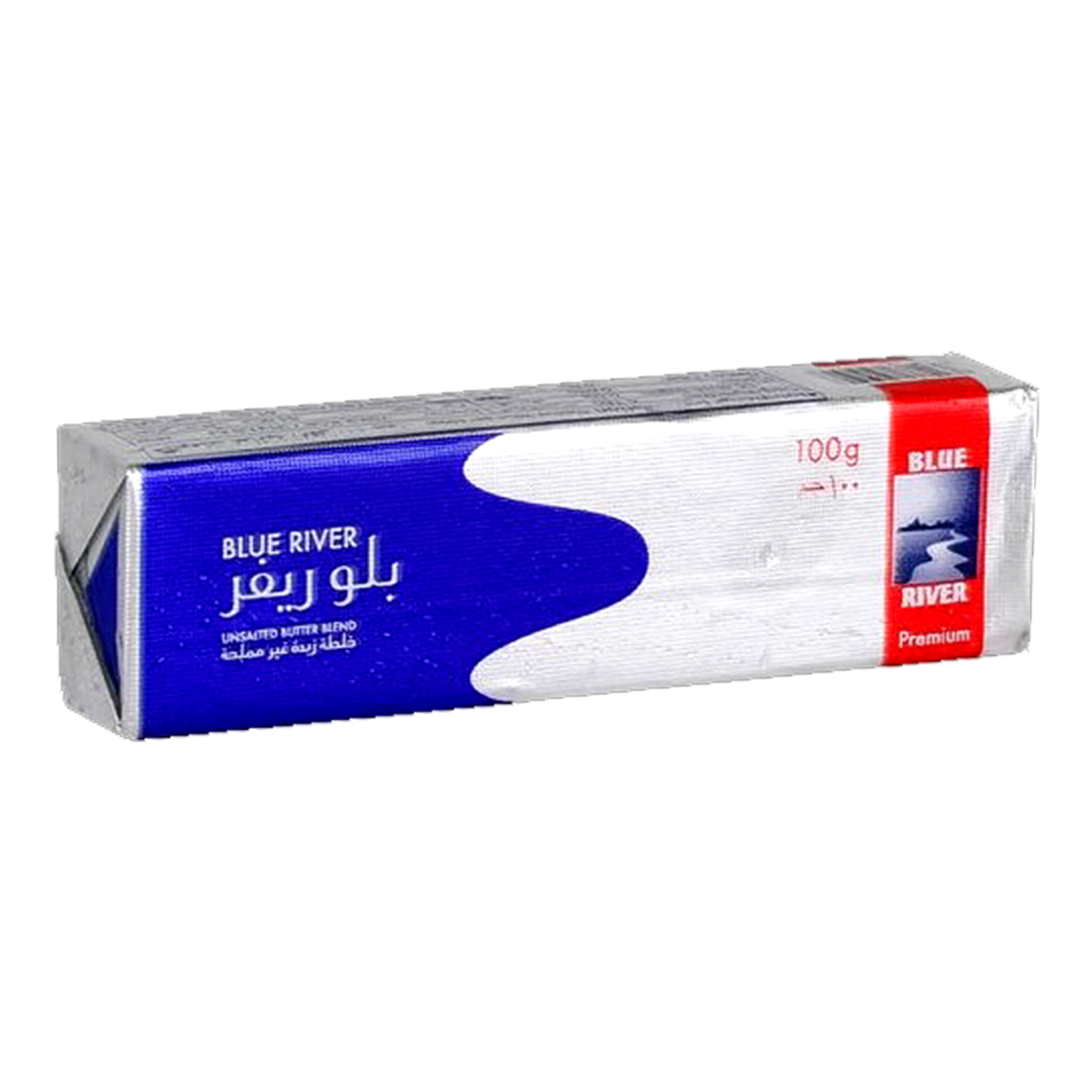 بلو ريفر زبدة غير مملحة 100 غم Blue River Butter Blend Unsalted 100gm