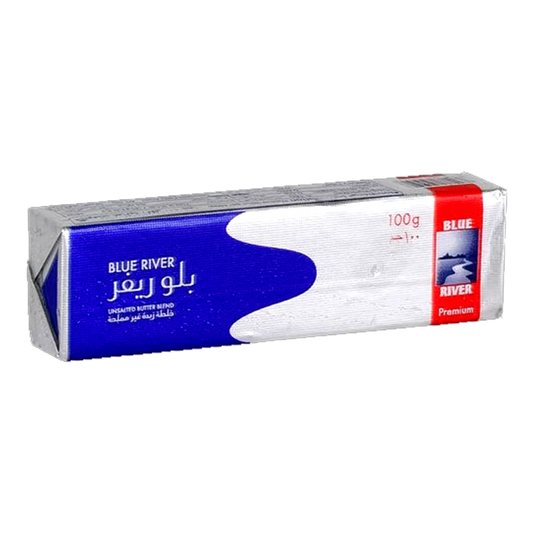 بلو ريفر زبدة غير مملحة 100 غم Blue River Butter Blend Unsalted 100gm