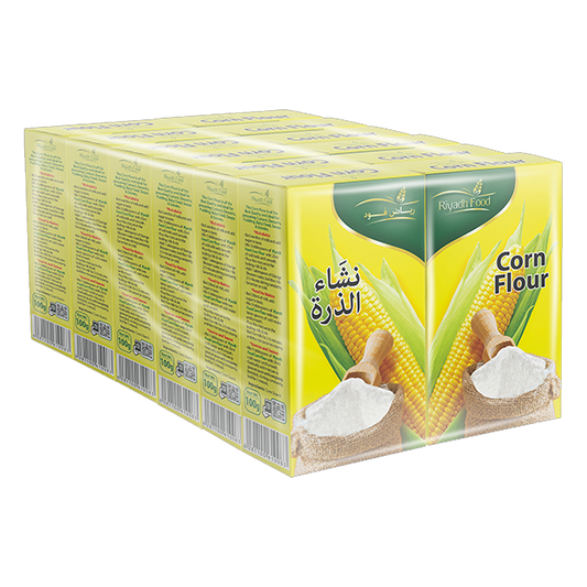 12xرياض فود نشاء الذرة 100جرام | Riyadh Food Corn Flour 100gx12