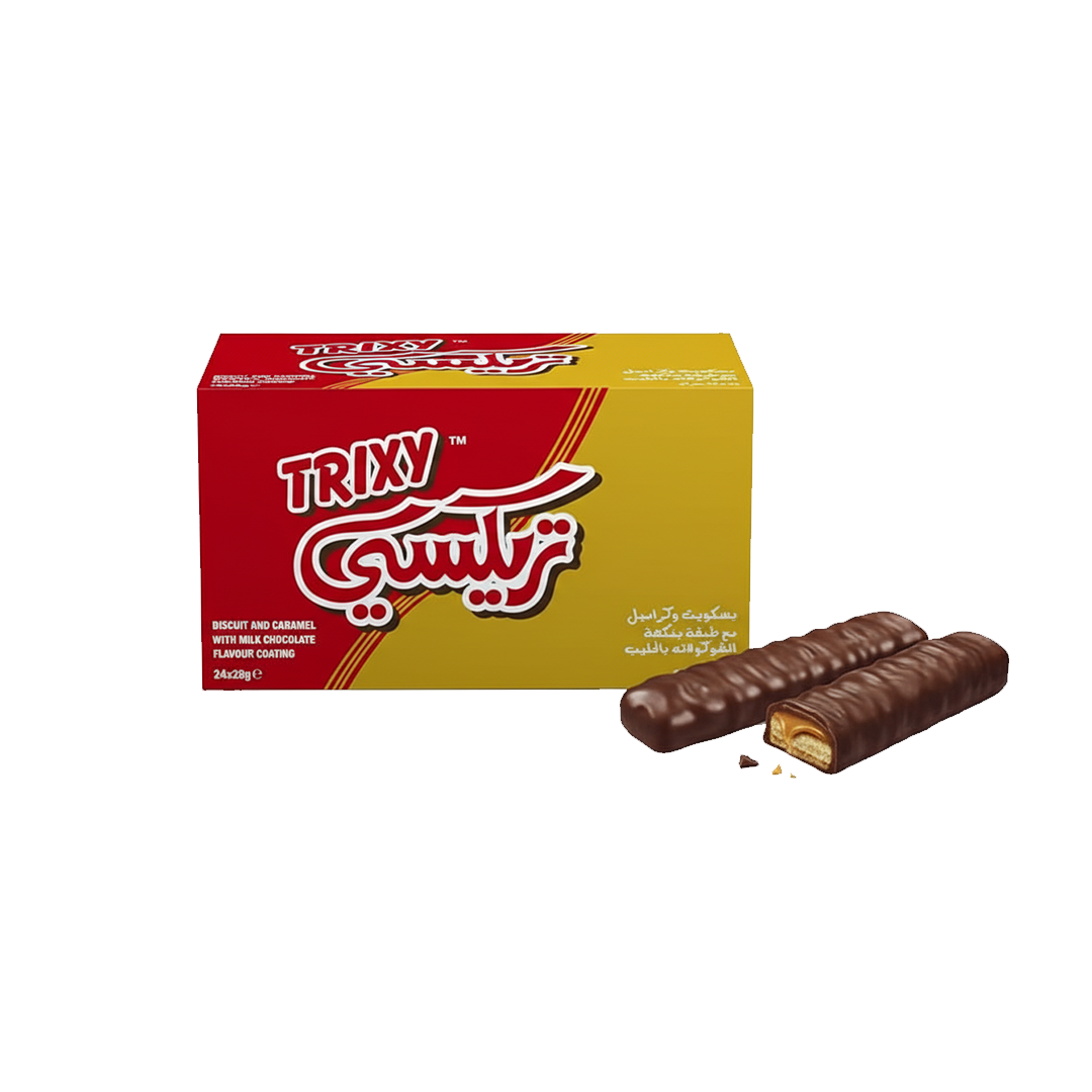 TRIXY BISCUITS WITH CARAMEL 20 GM تريكسي بسكويت الكراميل 20غم