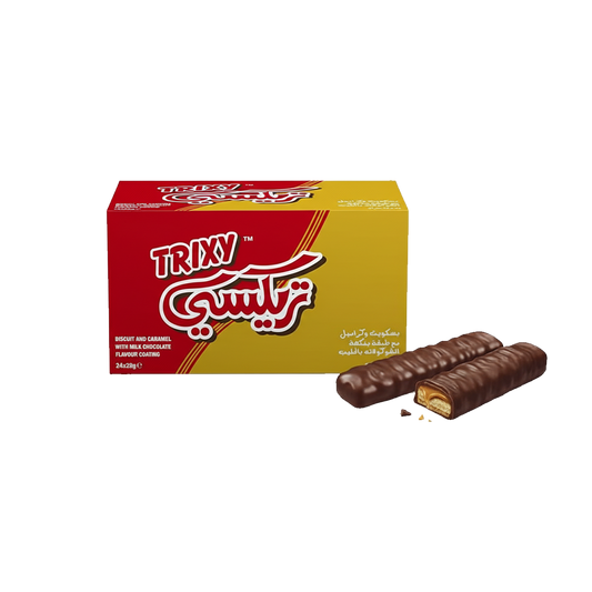 TRIXY BISCUITS WITH CARAMEL 20 GM تريكسي بسكويت الكراميل 20غم