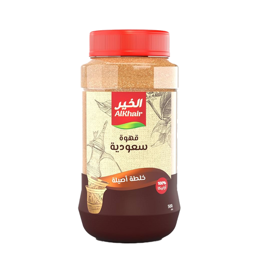 Alkhair Mersal Premium Arabic Coffee 500ml الخير قهوة سعودية مرسال 500 جرام