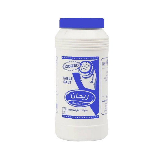 REIHAN IODIZED TABLE SALT 700gm ريحان ملح طعام 700 جرام