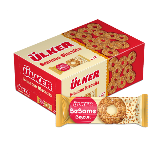 Ulker Susamli Sesame Biscuits 12 x 58g اولكر بسكويت السمسم58 غم