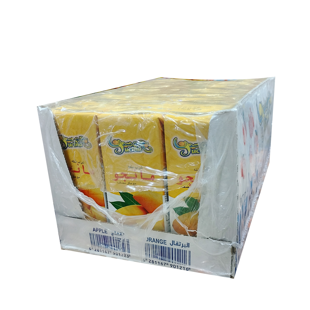 Jucina Drink Mango With Added Sugar 200 ml x18 x جوسينا شراب مانجو مع سكر مضاف 200 مل