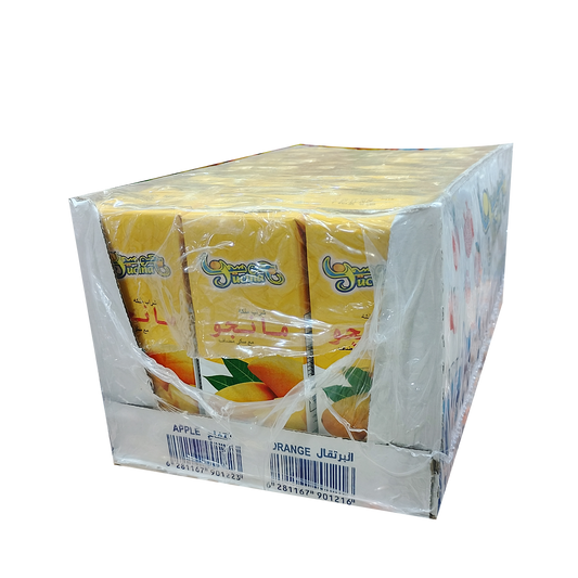 Jucina Drink Mango With Added Sugar 200 ml x18 x جوسينا شراب مانجو مع سكر مضاف 200 مل