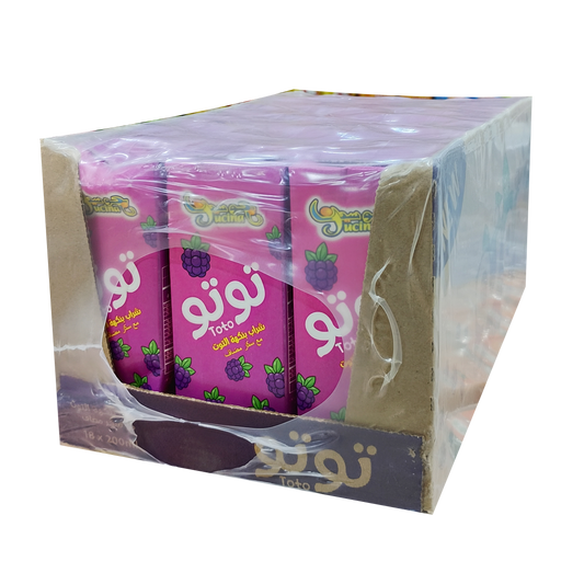Jucina Drink Mix BERRY With Added Sugar 200 ml x 18 xجوسينا شراب توت مشكل مع سكر مضاف 200 مل