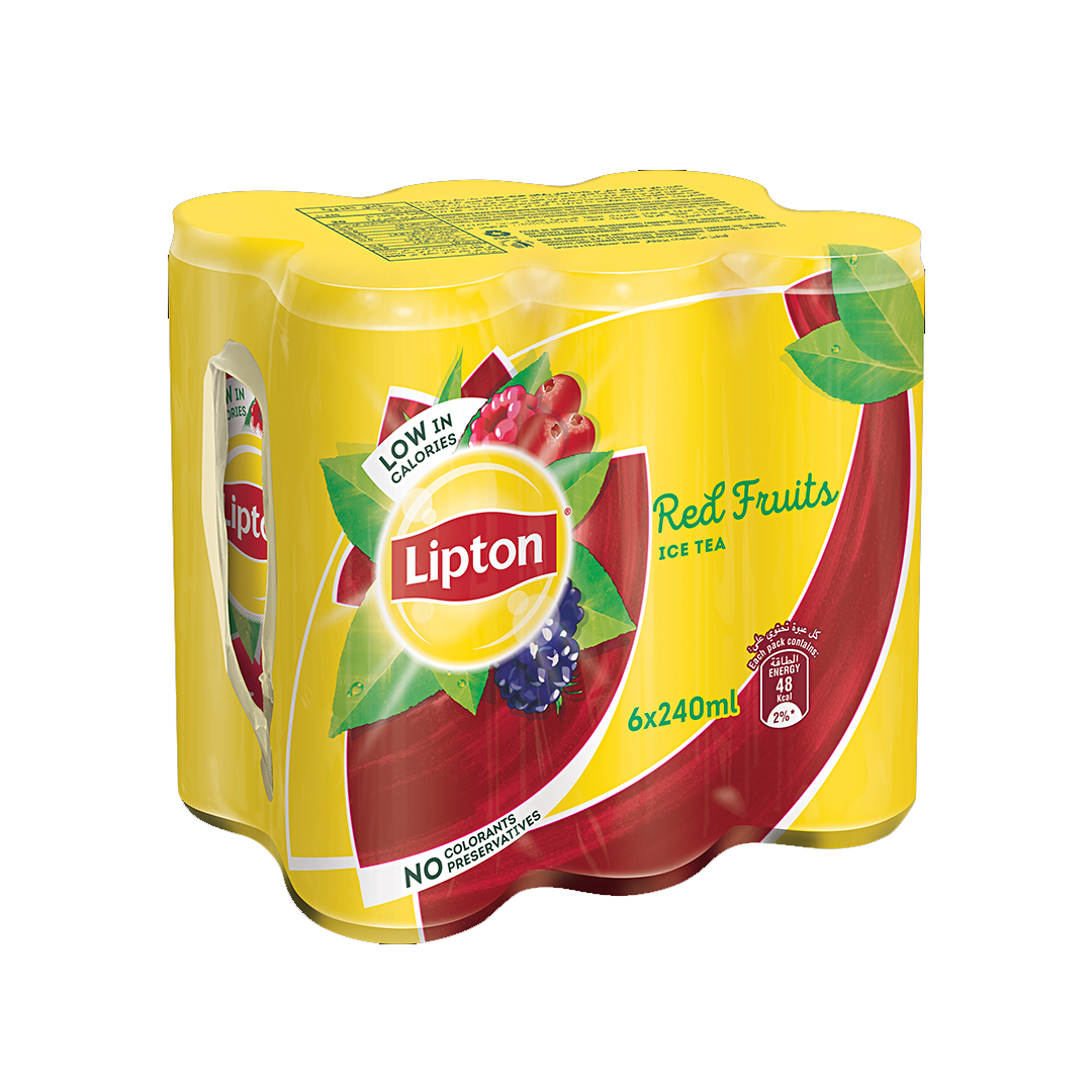Lipton Ice Tea Cocktail Fruit 240 mlx20xليبتون كوكتيل فواكه مشكلة 240 مل