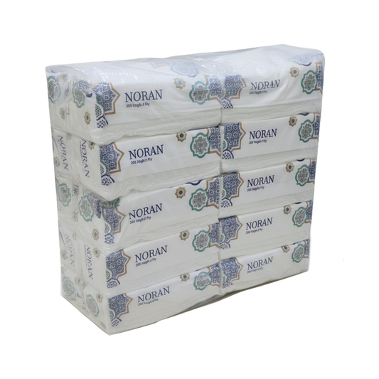 Noran Tissue 3 Ply 200's نوران مناديل 3 طبقات 200 مناديل