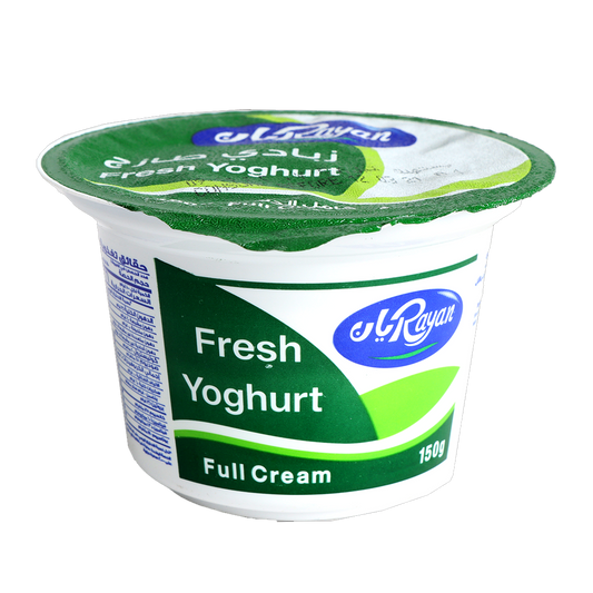 Rayan Fresh Yoghurt Full Cream 150g ريان زبادي طازج كامل الدسم 150مل