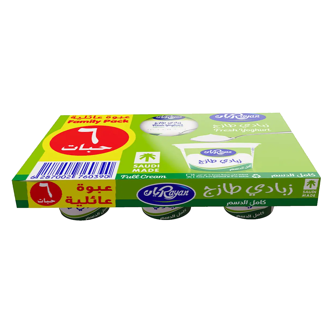 Rayan Fresh Yoghurt Low Fat 150g ريان زبادي طازج قليل الدسم 150مل