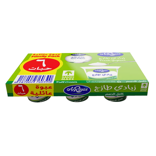 Rayan Fresh Yoghurt Low Fat 150g ريان زبادي طازج قليل الدسم 150مل