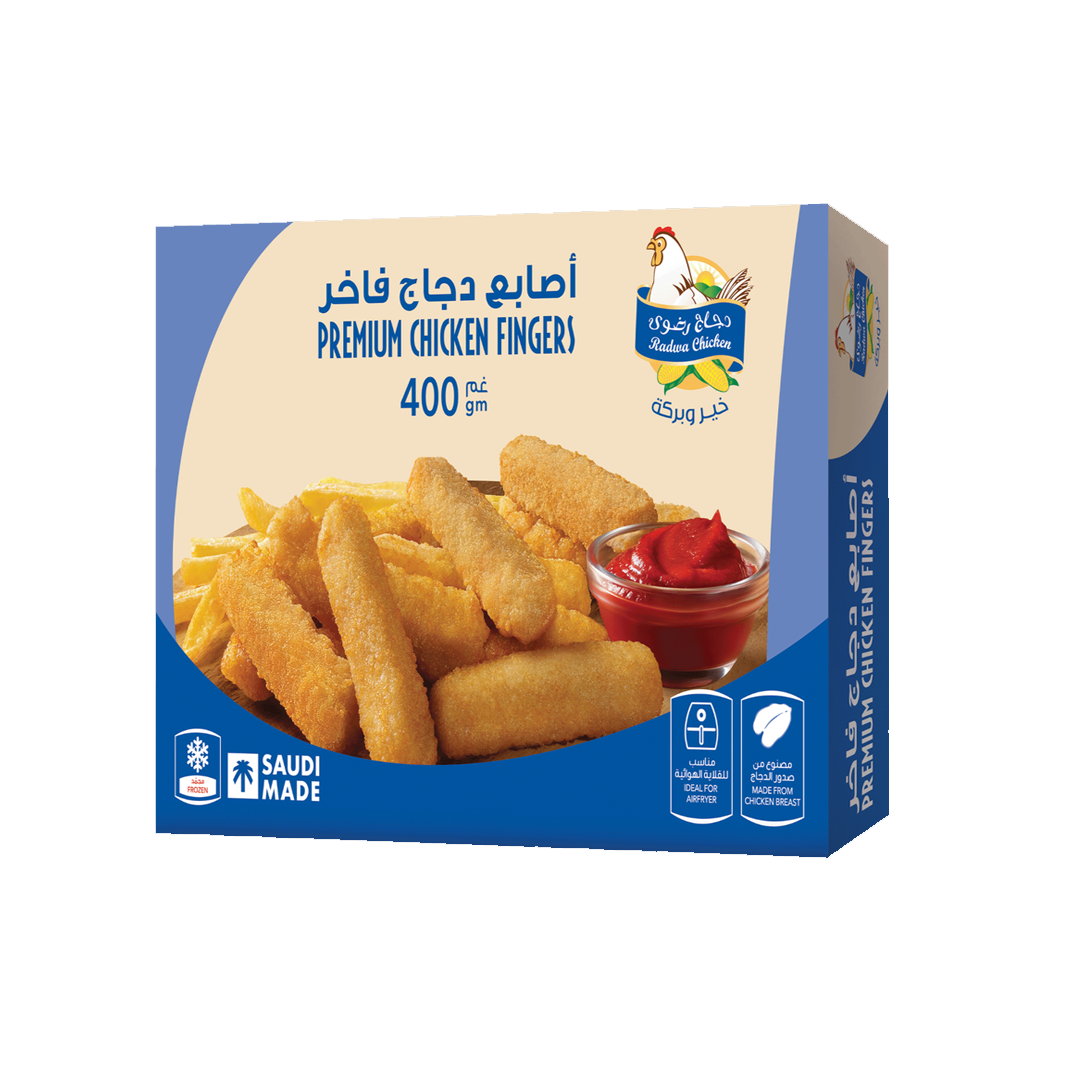 Radwa Premium Chicken Fingers 400g رضوى اصابع دجاج فاخر 400 جرام
