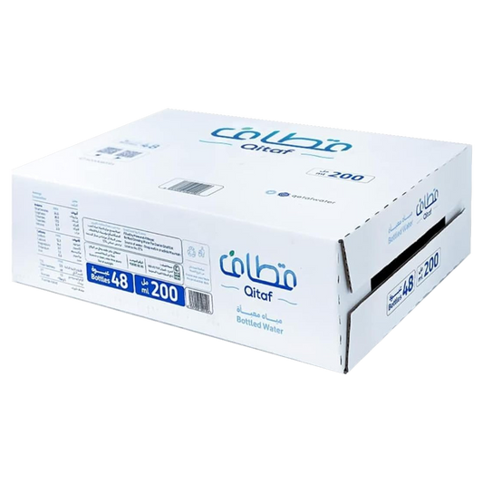 Qitaf Water 200 ML x 48 x مياه شرب معباة قطاف  200 مل