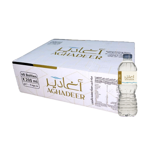 اغادير مياه شرب 200 مل Alghadeer Drinnking Water 200ml x48